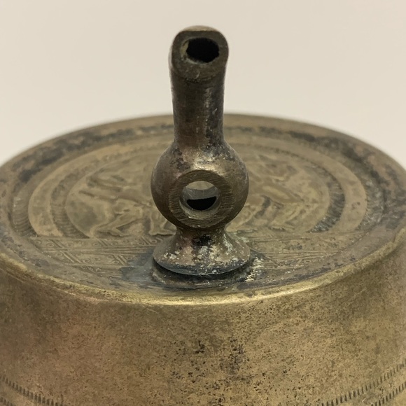 VINTAGE SILVERPLATE JEWISH WINE BARREL W/6 CUPS - Picture 12 of 12